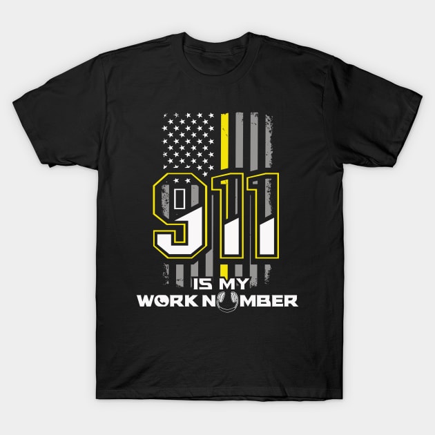 911 dispatcher gift T-Shirt by Jandjprints